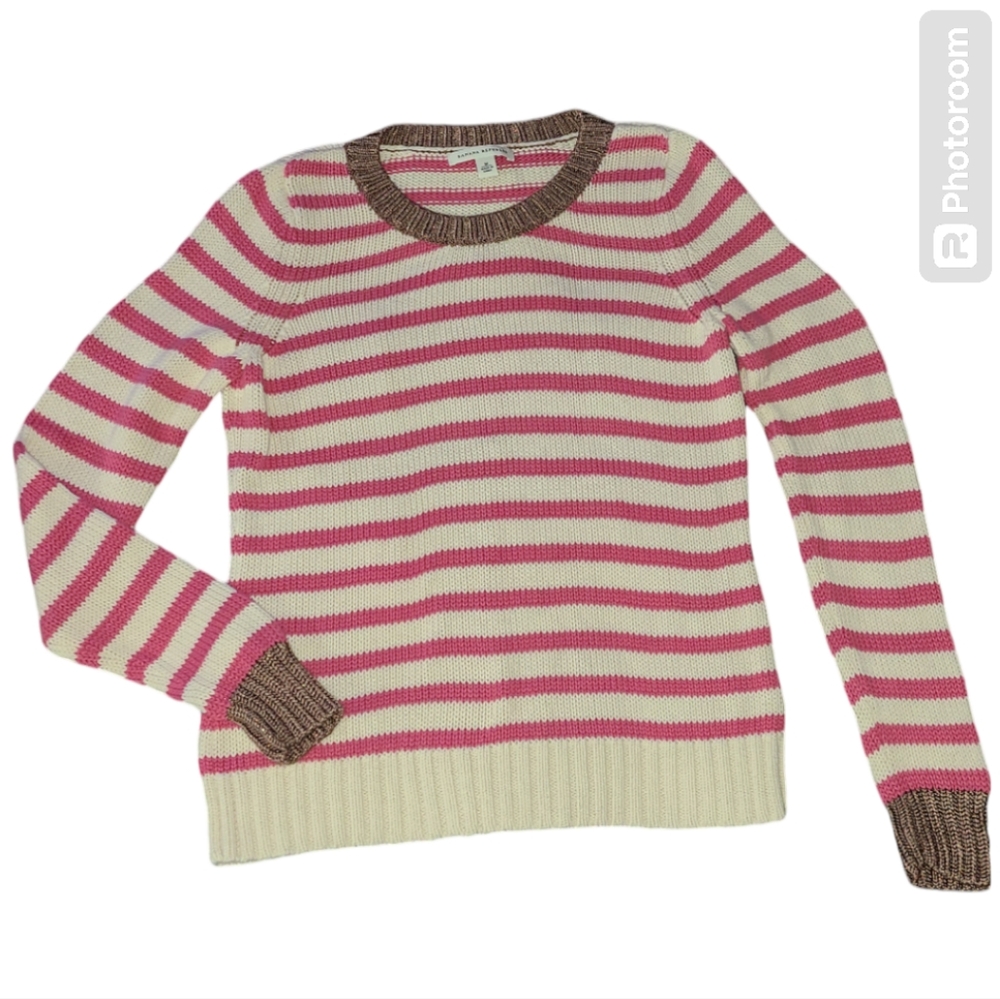 Banana Republic Striped Crew Neck Sweater M